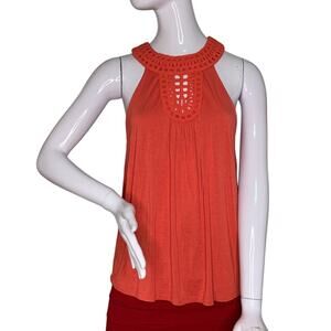Cable & Gauge NWOT Halter Top Sleeveless Orange Size S